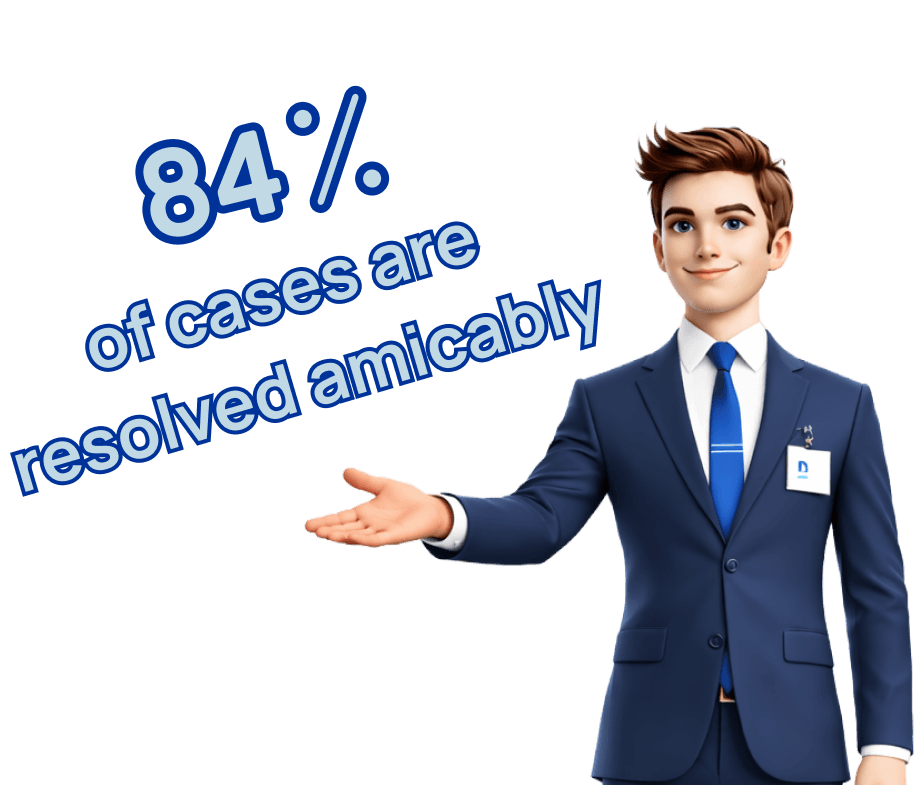 Illustration of the amicable stage of the debt collection process